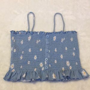 Strappy Ribbed Crop Top from PacSun